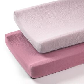 Termichy Muslin Changing Pad Covers: Baby Diaper Changing Table Covers - Changing Pad sheets for Boys Girls