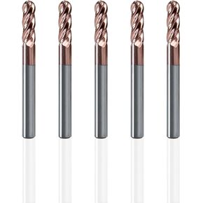 1/4 Carbide Spiral Top-Cutting Milling Cutter Bit Carbide Spiral Top-Cutting Milling Cutter Drill Bit Tiain Coated-4 Flutes in Kuwait