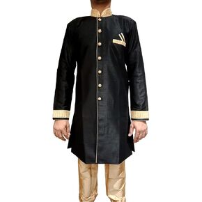 Mens Sherwani Kurta Pyjama Set
