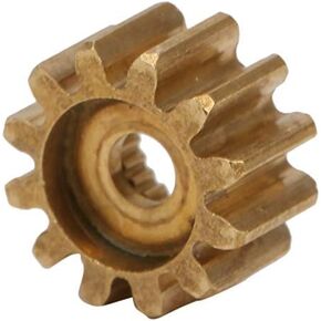 Eujgoov 12 Tooth Brass Servo Gear Hardened Pinion Gear Servo Accessories Replacement for MOD 0.8 Gear