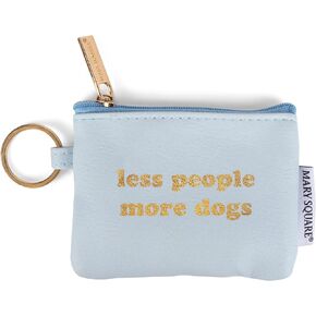 Mary Square Love Four Legged Word Blush Pink 3 x 4 Leatherette Pet Bag Holder