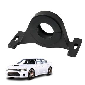 New Center Bearing Support Solution for Dodge Charger Challenger Scat Pack（for 2015+ Charger/Challenger/300 ScatPack Hellcat 394 RWD and AWD V6 and V8 All Trims） (Black)