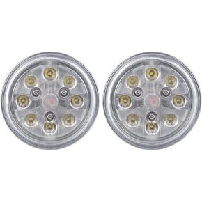 Par36 LED Tractor Lights Hi-lo Round LED Work Light 12V Agriculture Replacement Light Compatible With John Deere Tractor 4430 3010 RE25126, 6000K