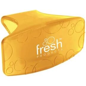 Fresh Products Eco Bowl Clip، معطر هواء، معطر تواليت، معطر للقمامة، خالي من المواد الكيميائية، زيوت طبيعية، سرية - عطر زهر القطن، أزرق، صنع في الولايات المتحدة الأمريكية، 12 قطعة