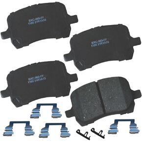 Bendix SBC1160 Premium Brake Pad Set for Chevrolet Cobalt 2008, HHR 2011-2006, Malibu 2012-2004, Pontiac G5 2009-2008, G6 2010-2006, Saturn Aura 2009-2007- (REAR)