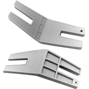 2PCS Bulky Seam Jumper Hump Jumping Button Plate Presser Foot for Chunky Denim and Hemlines – Compatible with Brother, Singer, Janome Husqvarna Viking and Pfaff