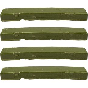 Green DOP Wax for Lapidary Cabochon Forming Cutting and Polishing Dopping Wax Sticks Stone Dopping Wax Lapidary DOP Wax (4 Pieces)