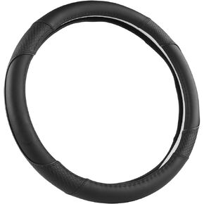 GIANT PANDA Steering Wheel Cover for Jeep Wrangler, Car Steering Wheel Cover for Jeep Grand Cherokee and Cherokee - Black