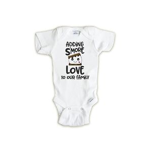Adding Smore Love To Our Family, Camping Pregnancy Shirt, Baby Announcement Onesie (0-3 months)