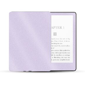 MightySkins Glossy Glitter Skin Compatible with Amazon Kindle Paperwhite 5 6.8-inch 11th Gen (2021) Full Wrap - Solid Lilac | Protective High-Gloss Glitter Finish | Easy to Apply | Made in The USA