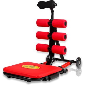 Total Foldable Ab Machine,Adjustable Sit Up Bench, Abs Exerciser Equipment,Abdominal Portable Workout Crunch Fitness for Home Gym.