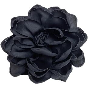Dainty Fabric Rose Flower Large Brooch Lapel Pins Delicate Elegant Handmade Flower Brooches Pin Classic for Wedding Party Dance Banquet for Women Dress Suit Ceremony Clothes Accessories Jewelry Valentine's Day Gifts 100mm