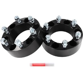 SCITOO 2pcs 2" Wheel Spacers 6x5.5 with Studs M12x1.5 Bore 108mm Compatible with 1989-2022 for Toyota 4Runner, 2007-2014 for Toyota FJ Cruiser, 1982-1997 for Toyota Land Cruiser