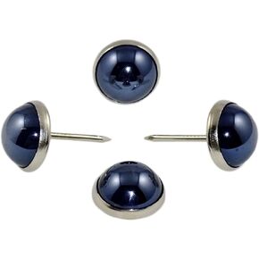 7/16" Pearl Shape Upholstery Nails Sofa Tacks, 25 PCS/Pack DWP (Turquoise)