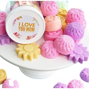 Mothers Day Spring Flower Soap Gift Set. Happy Mother's Day Gift. Cherry Blossom Scented Soaps
