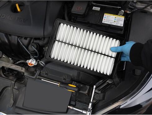 JM1000 Engine Air Filter Fits for K5 2021-2023, Santa Fe 2021-2023, Santa Cruz 2022-2023, Sonata 2020-2023, Tucson 2022-2023, Carnival 2022-2023, Sorento 2021-2023, Sportage 2023, 28113-L1000 in Saudi Arabia