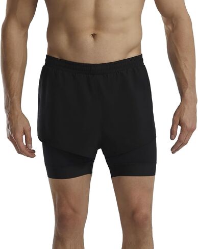 TYR Men’s Trunks with Compression Liner Swim Lap Shorts in Saudi Arabia
