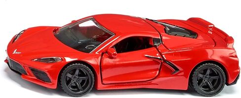 Siku 2359, Chevrolet Corvette Stingray, Toy car, 1:50, Metal/Plastic, Red, Opening Bonnet and Doors, Interchangeable Wheels in Saudi Arabia