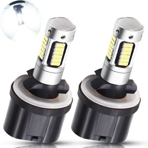 Boodled 9-30V 1200LM 880 890 892 893 899 LED مصابيح ضباب LED فائقة السطوع 4014 30-SMD رقائق LED بديلة لمصابيح الضباب أو مصابيح DRL، 6000K-6500K، زينون أبيض (عبوتان). in Kuwait