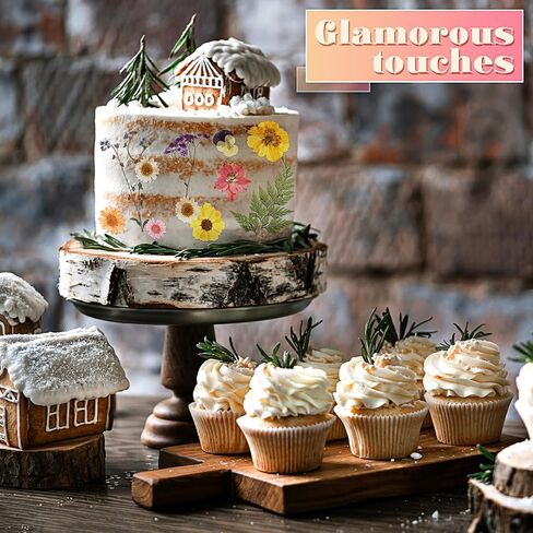 eBoot 72 Pcs Dried Pressed Flowers for Resin Molds Real Pressed Flowers Dry Leaves Bulk Natural Herbs Kit for Scrapbooking DIY Art Crafts Jewelry Molds Candle Soap Making Nails Decor(Gorgeous Style) in Kuwait