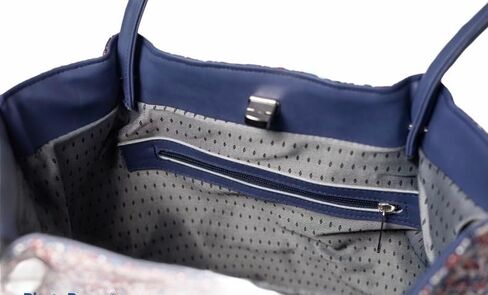 Vegan Tote Bag (Blue) in Saudi Arabia