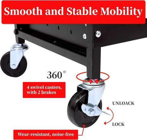 عربة كتب بعجلات، عربة مكتبة فولاذية 200 رطل، عربات دوارة مقاس 30 × 14 × 49 بوصة مع رف كتب من 3 طبقات، أرفف أحادية الجانب على شكل حرف V، شاحنة خزانة كتب قابلة للقفل للمكتب والمنزل ومنظم المدرسة (أسود) in Kuwait