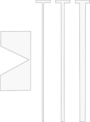 4pcs Book Cover Guide Tools, Transparent Book Binding Kits Acrylic Clear Bookbinding Guide Template Cutter Convenient Scrapbooking Cover Tool for Album, Journal, Planner, Handbook in Saudi Arabia