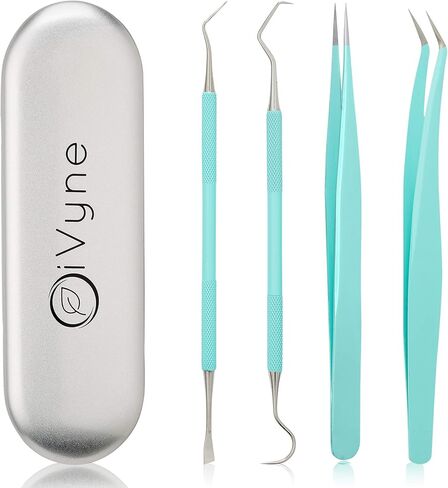 Premium Vinyl Weeding Tool Kit - Precision Stainless Steel Weeder - Hook and Pick with Fine Tweezers Crafting Set - by iVyne in Saudi Arabia