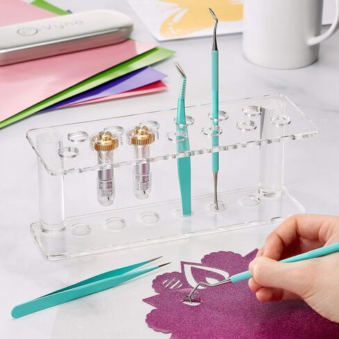 Premium Vinyl Weeding Tool Kit - Precision Stainless Steel Weeder - Hook and Pick with Fine Tweezers Crafting Set - by iVyne in Saudi Arabia