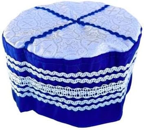 Gorro De Yemaya Gorro de Santo | Gorro Para Orisha Yemaya | Yemaya Hats Turban | Orisha Hats Elastic Stretch Material to Fit Most in Saudi Arabia