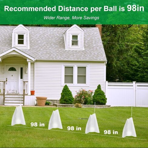 36 Pack Stray Cats and Dogs Repellent Balls for Outdoor, Natural Peppermint Oil to Keep Cat Scratch Away from Indoor Furniture, Lawns, Yards, Gardens, Safe for Humans & Pets in Kuwait