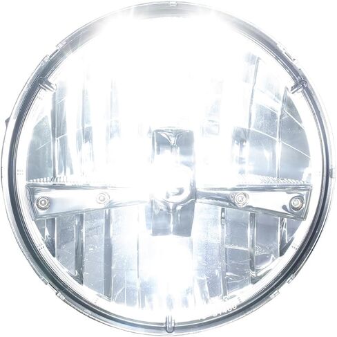 United Pacific 31391 ULTRALIT 5 مصباح LED عالي الطاقة مقاس 7 بوصات، مصباح أمامي مزدوج الوظيفة، عاكس معزز، هيكل متين مضاد للاهتزاز - وحدة واحدة in Kuwait