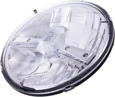 United Pacific 31391 ULTRALIT 5 مصباح LED عالي الطاقة مقاس 7 بوصات، مصباح أمامي مزدوج الوظيفة، عاكس معزز، هيكل متين مضاد للاهتزاز - وحدة واحدة in Kuwait