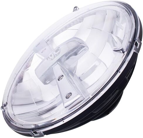 United Pacific 31391 ULTRALIT 5 مصباح LED عالي الطاقة مقاس 7 بوصات، مصباح أمامي مزدوج الوظيفة، عاكس معزز، هيكل متين مضاد للاهتزاز - وحدة واحدة in Kuwait