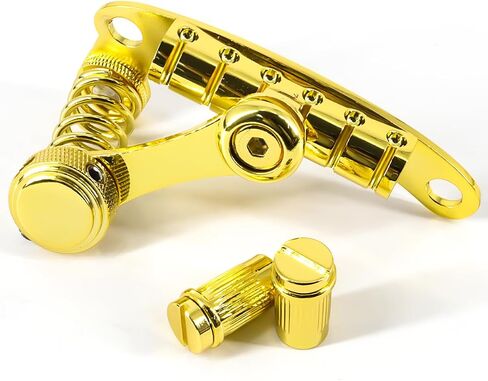 Electric Guitar Vibrato Tailpiece Tremolo Bridge and Tune-O-Matic Roller Guitar Bridge Fit for LP SG Style Guitar (gold) in Saudi Arabia