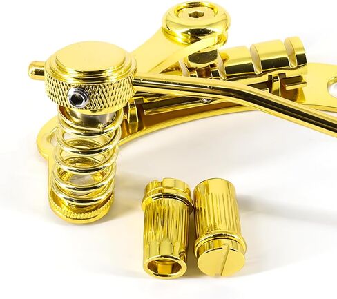 Electric Guitar Vibrato Tailpiece Tremolo Bridge and Tune-O-Matic Roller Guitar Bridge Fit for LP SG Style Guitar (gold) in Saudi Arabia