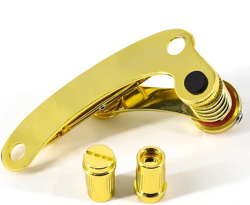 Electric Guitar Vibrato Tailpiece Tremolo Bridge and Tune-O-Matic Roller Guitar Bridge Fit for LP SG Style Guitar (gold) in Saudi Arabia