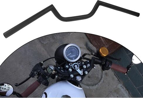 FLYPIG Motorcycle 7/8" 22MM Drag Handlebars Drag Bar Cafe Racer Ace Clubman Style Handlebars Drag Style Handlebars Universal For Pit Dirt Bike Motocross in Saudi Arabia