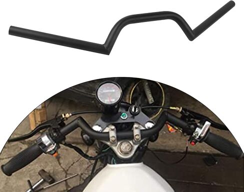 FLYPIG Motorcycle 7/8" 22MM Drag Handlebars Drag Bar Cafe Racer Ace Clubman Style Handlebars Drag Style Handlebars Universal For Pit Dirt Bike Motocross in Saudi Arabia