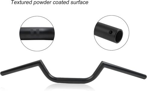 FLYPIG Motorcycle 7/8" 22MM Drag Handlebars Drag Bar Cafe Racer Ace Clubman Style Handlebars Drag Style Handlebars Universal For Pit Dirt Bike Motocross in Saudi Arabia
