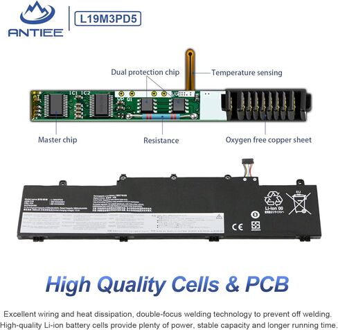 L19M3PD5 L19C3PD5 L19L3PD5 Laptop Battery for Lenovo ThinkPad E14 E15 2020 2021 2022 2nd 3rd 4th Gen 2 3 4 G2 G3 G4 20T8 20TD 20YG 20YJ 20TA 20T6 20Y7 20YD 20YE 20YF 21E3 21E4 21EC 21EB L20M3PD4 in Saudi Arabia