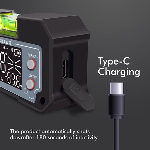 مقياس زاوية رقمي لضبط مستوى الفقاعات ومقياس الميل ومقياس XY ومنحدر محور XY لأدوات شفرة المنشار لأعمال النجارة وقاعدة مغناطيسية قوية بقياسات 4 * 90 و2 * 40 درجة مع تصنيف IP54 للإضاءة الخلفية in Kuwait