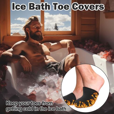 Ice Bath Toe Covers,Ice Bath Socks,Cold Plunge Warmers Socks for Ice Bath Accessories,Cold Plunge Tub Accessories in Saudi Arabia