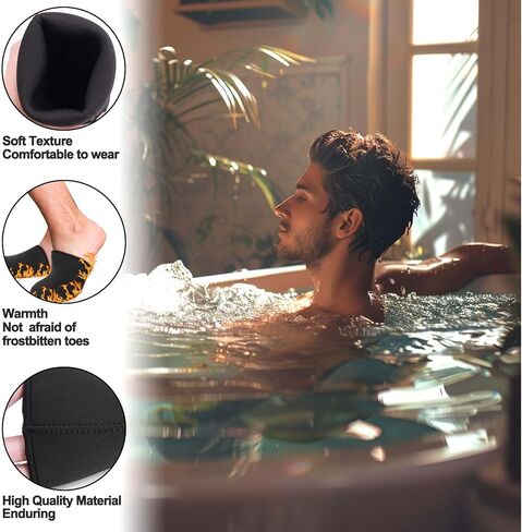 Ice Bath Toe Covers,Ice Bath Socks,Cold Plunge Warmers Socks for Ice Bath Accessories,Cold Plunge Tub Accessories in Saudi Arabia