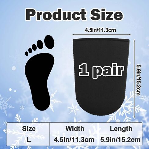 Ice Bath Toe Covers,Ice Bath Socks,Cold Plunge Warmers Socks for Ice Bath Accessories,Cold Plunge Tub Accessories in Saudi Arabia