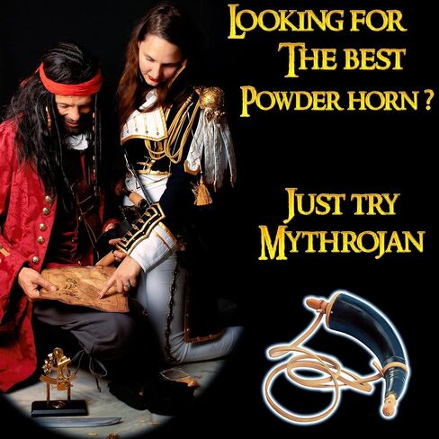 قرن مسحوق منحوت يدويًا من Mythrojan، قرن مسحوق أسود للبنادق، ملحقات إعادة تمثيل الحرب الأهلية، قرن مسحوق بندقية مع حزام، نسخة طبق الأصل من لوازم تحميل الكمامة، إعادة تمثيل رجل الجبل in Kuwait