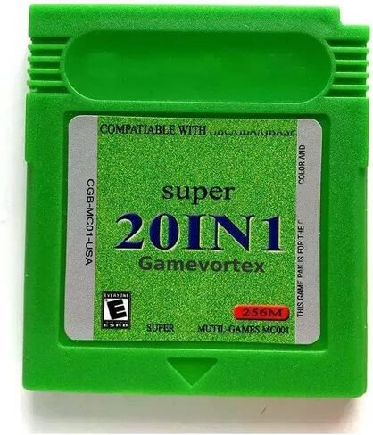 Super Cartridge 20 في 1 Game Boy Color GBC 16 بت بطاقة خرطوشة ألعاب الفيديو لوحدات التحكم المحمولة in Saudi Arabia