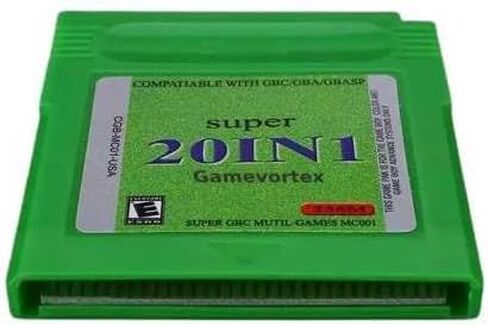 Super Cartridge 20 في 1 Game Boy Color GBC 16 بت بطاقة خرطوشة ألعاب الفيديو لوحدات التحكم المحمولة in Saudi Arabia