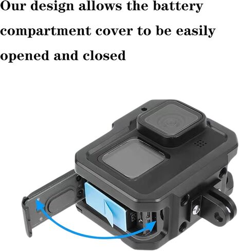 حافظة من الألومنيوم لكاميرا GoPro Hero 12/11/10/9، قفص معدني متين مع غطاء منزلق، قفص فيديو بإطار معدني قوي للحماية in Kuwait