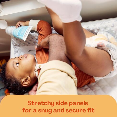 حفاضات Hello Bello، مقاس 4 (22-37 رطلاً) - 74 حفاضة أطفال فاخرة للاستعمال مرة واحدة بتصميمات القرود والسلاحف - مضادة للحساسية مع ملمس ناعم يشبه القماش in Kuwait